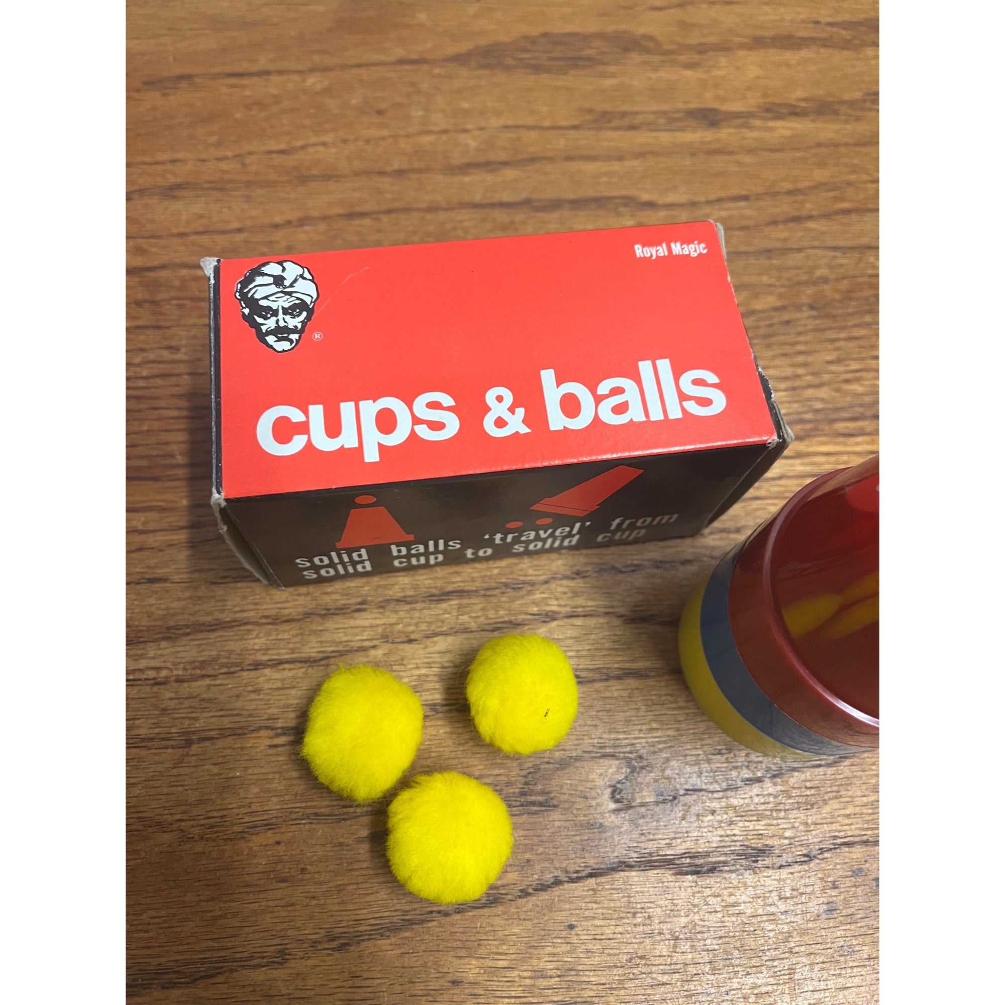 Vintage Cups and Balls Royal Magic Game Fun Incorporated Chicago, Illinois