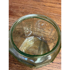 Vintage Anchor Hocking Princess Green Uranium Depression Glass Cookie Jar Lidded