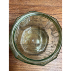 Vintage Anchor Hocking Princess Green Uranium Depression Glass Cookie Jar Lidded