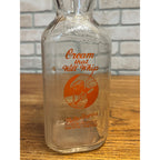 Vintage Better Farms Dairy Products "Cream That Will Whip" Milk Bottle Fond du Lac Wisconsin WI One Quart