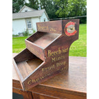 Vintage 1930s Beech-Nut Mints & Fruit Drops Wooden Store Display Rack