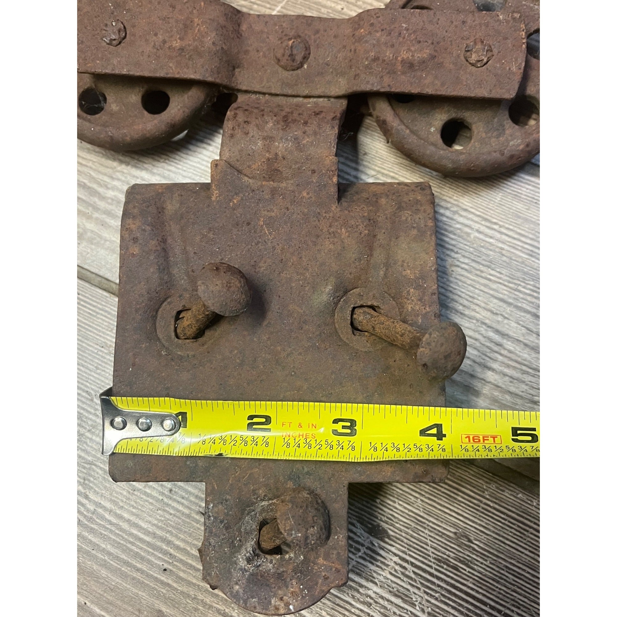 Antique Pair of Barn Door Track Rollers Architectural Salvage - As-Is