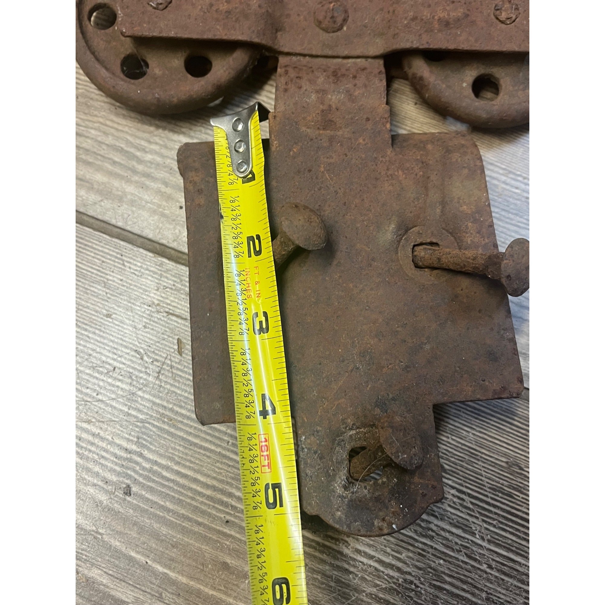 Antique Pair of Barn Door Track Rollers Architectural Salvage - As-Is