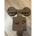Antique Pair of Barn Door Track Rollers Architectural Salvage - As-Is
