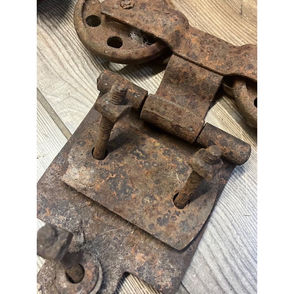Antique Pair of Barn Door Track Rollers Architectural Salvage - As-Is