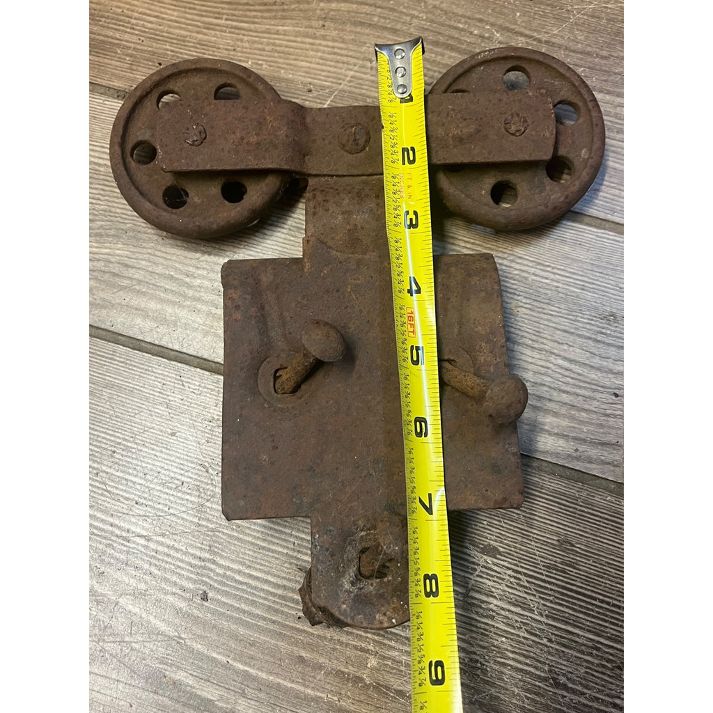 Antique Pair of Barn Door Track Rollers Architectural Salvage - As-Is