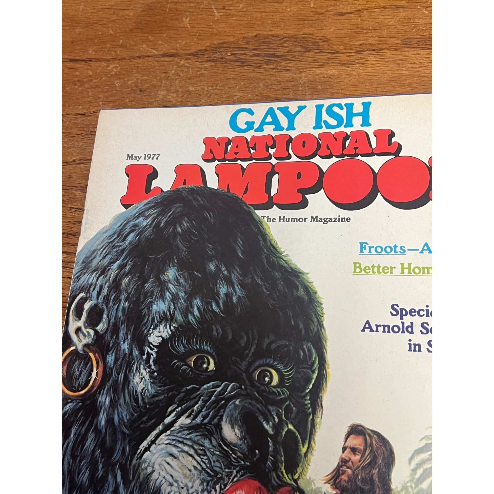 National Lampoon Magazine May 1977 Gayish Queen Kong No Label Vintage