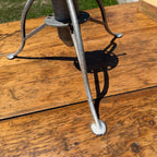 Vtg Tri-Fold Metal Tree Stand Artificial Tripod Mid-Century Atomic Age Christmas