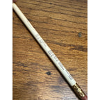 Vintage 1961 University of Wisconsin Badgers Pencil Football Schedule Wooden