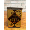 Vintage 1920s Quaker Maid Cocoa Tin Can Advertising Terre Haute Ind. Label