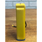 RARE Vintage 1950s Richfield Gas Pump Plastic Coin Bank Yellow Advertising Toy