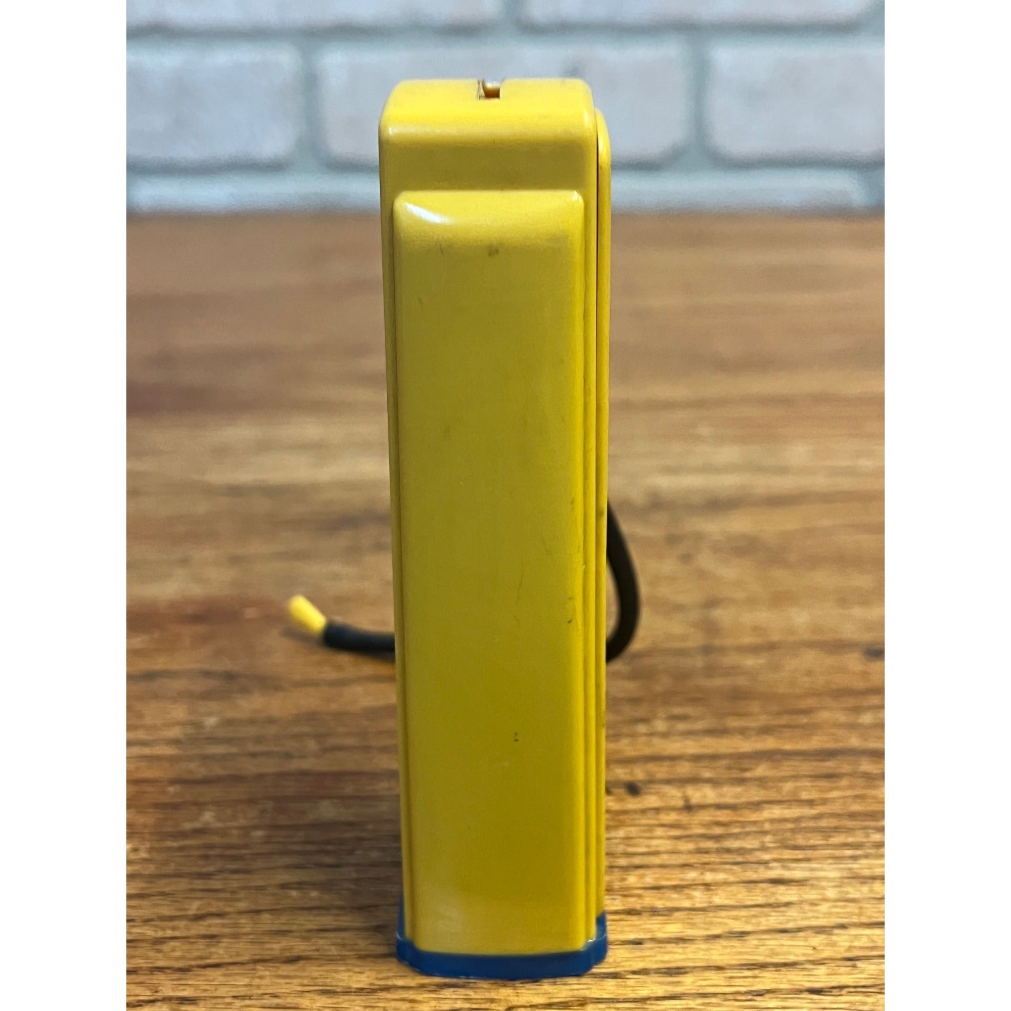 RARE Vintage 1950s Richfield Gas Pump Plastic Coin Bank Yellow Advertising Toy