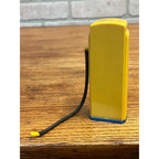 RARE Vintage 1950s Richfield Gas Pump Plastic Coin Bank Yellow Advertising Toy