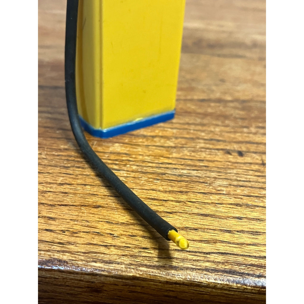 RARE Vintage 1950s Richfield Gas Pump Plastic Coin Bank Yellow Advertising Toy