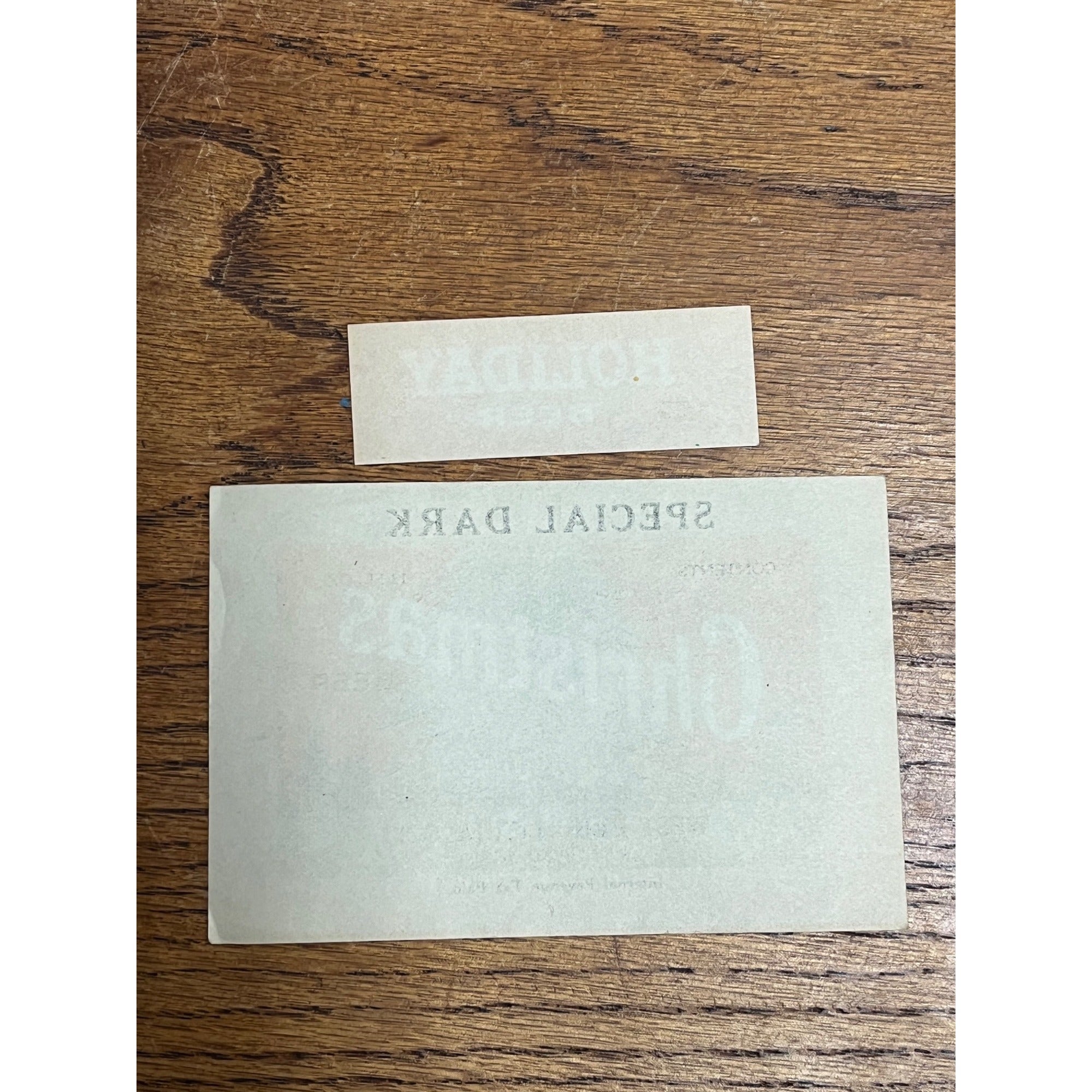 1940s Christmas Beer Bottle Label IRTP West Bend Lithia Co. Wis Wisconsin