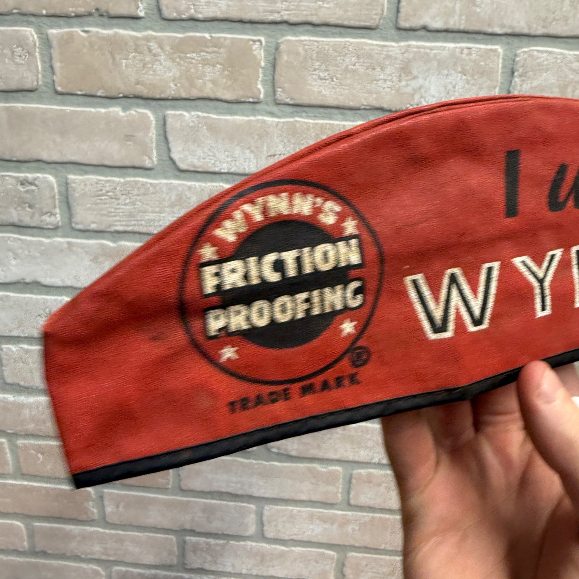 Vintage Oil Wynn's Friction Proofing Gas Station Attendants Hat/Cap