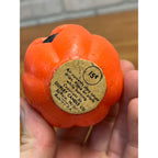 Vintage 1960s Gurley Candle Co. Figural Wax Jack o' Lantern JOL Halloween 2.25"