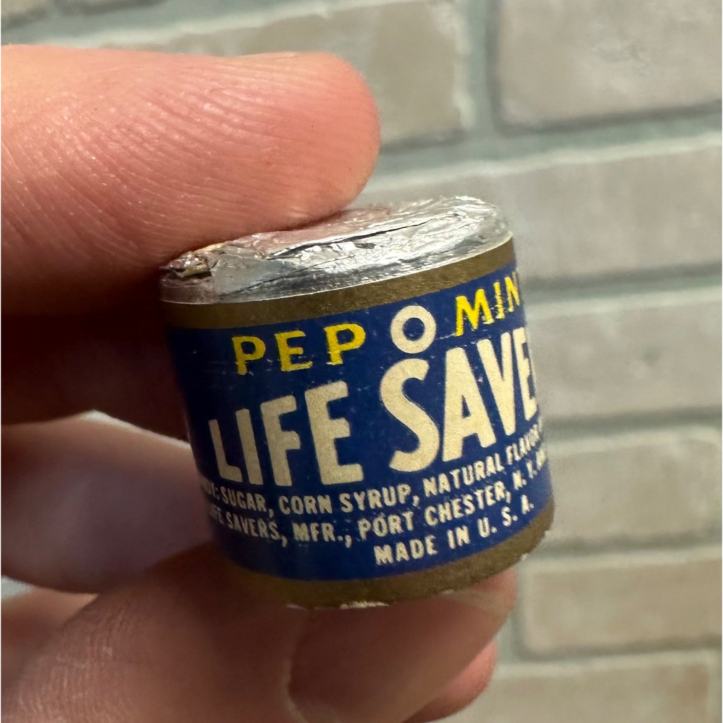 Vintage 1950s Life Savers Pepomint Peppermint Mini Roll Unopened City Chevrolet