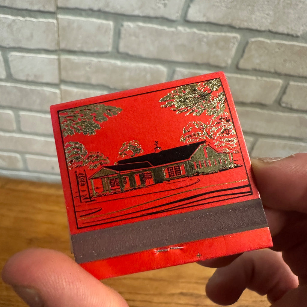Vintage WILLIAMSBURG Virginia VA YORKSHIRE Restaurant INN Matchbook Picture Sign