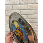 US Historical Society Jefferson Pewter USS Constitution Old Ironsides 1983 Plate