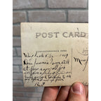 Vintage 1909 Wayland Michigan Downtown View Real Photo Rppc