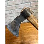 Vintage Tomahawk Hatchet Axe Marked India 18" Handle