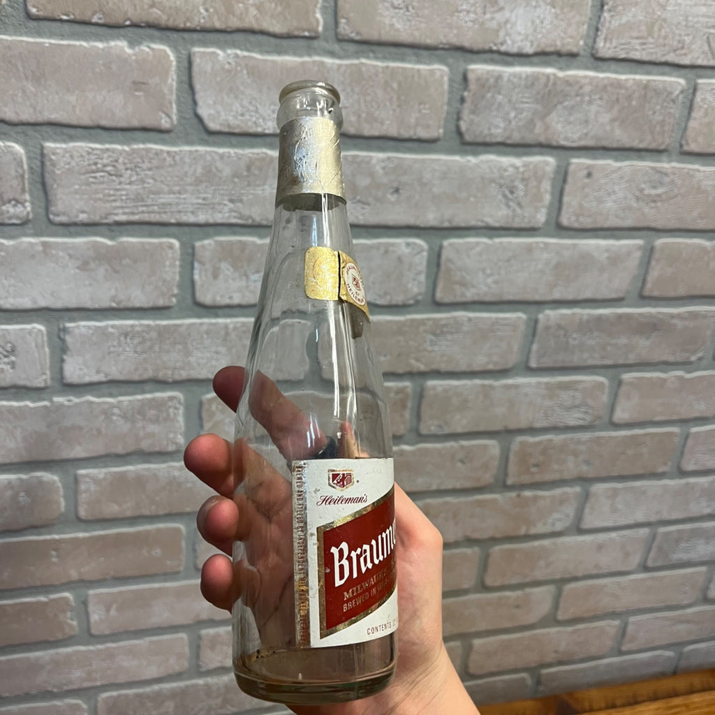 Vintage 1970s Braumeister Special Pilsner Beer Label Milwaukee 12oz Bottle