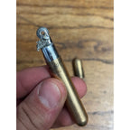Vintage Brass Tube Stick Redilite Cigarette Lighter Patent Made in USA