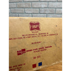 Vintage 1980s Miller Brewing Co. Dakota Beer Cardboard Case Bottle Crate Box