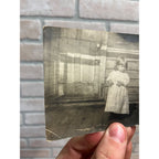 Antique RRPC Postcard Wisconsin Rural Farm Victorian Dress Small Girl Child