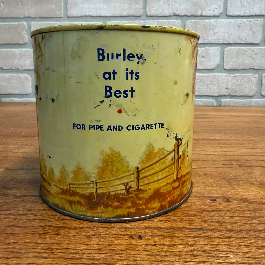 Vintage Friends Smoking Tobacco Advertising Tin Hunting Dog Cigar