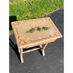 Vintage Small Hand Painted Table with Drawer