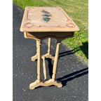 Vintage Small Hand Painted Table with Drawer