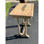 Vintage Small Hand Painted Table with Drawer