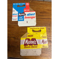 Mason's Root Beer Diet Cardboard Carrier Six Pack Carton Bottle 6-Pack Cases Vintage