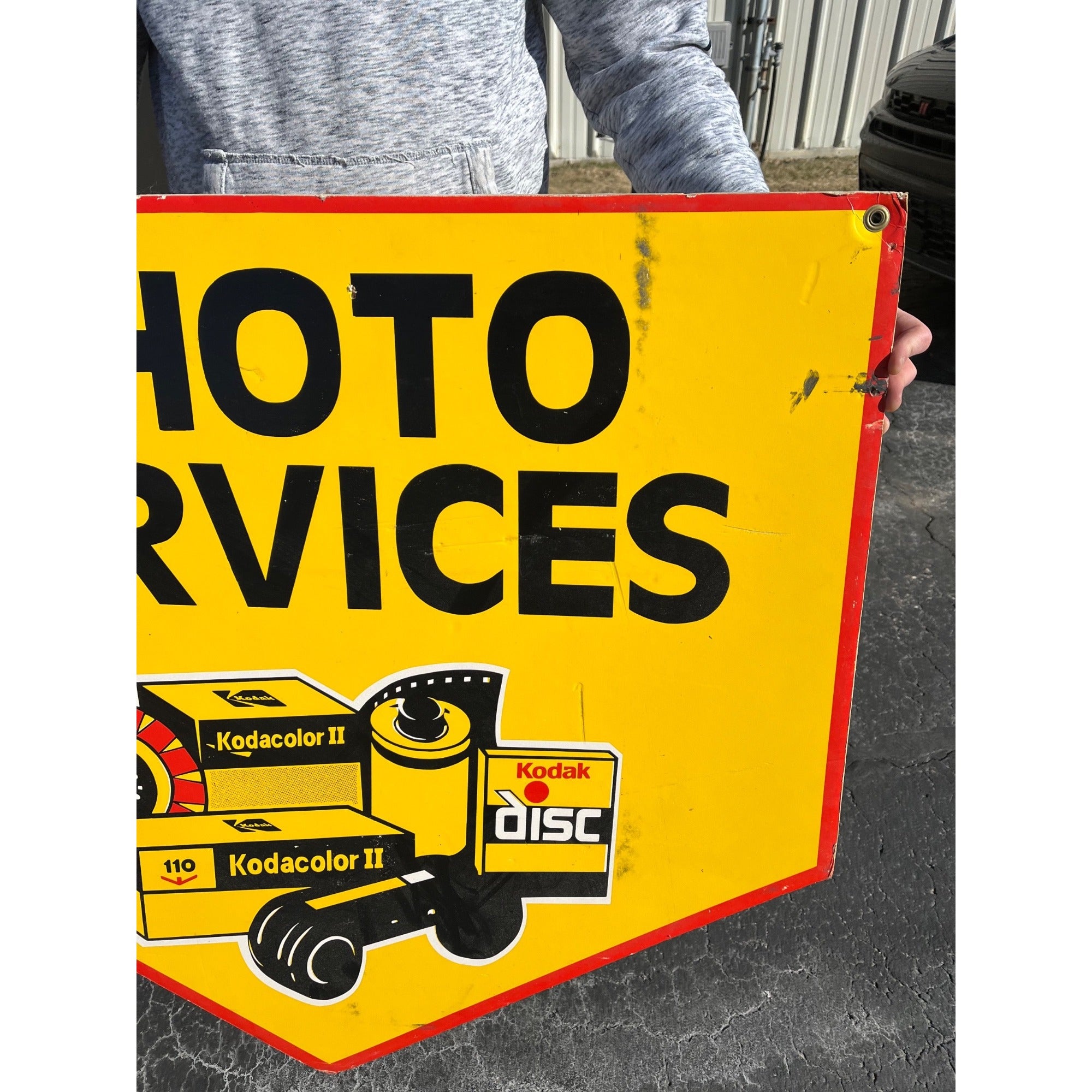 Vintage Kodak Camera Film Photo Services Advertising FOAM Sign Store Display