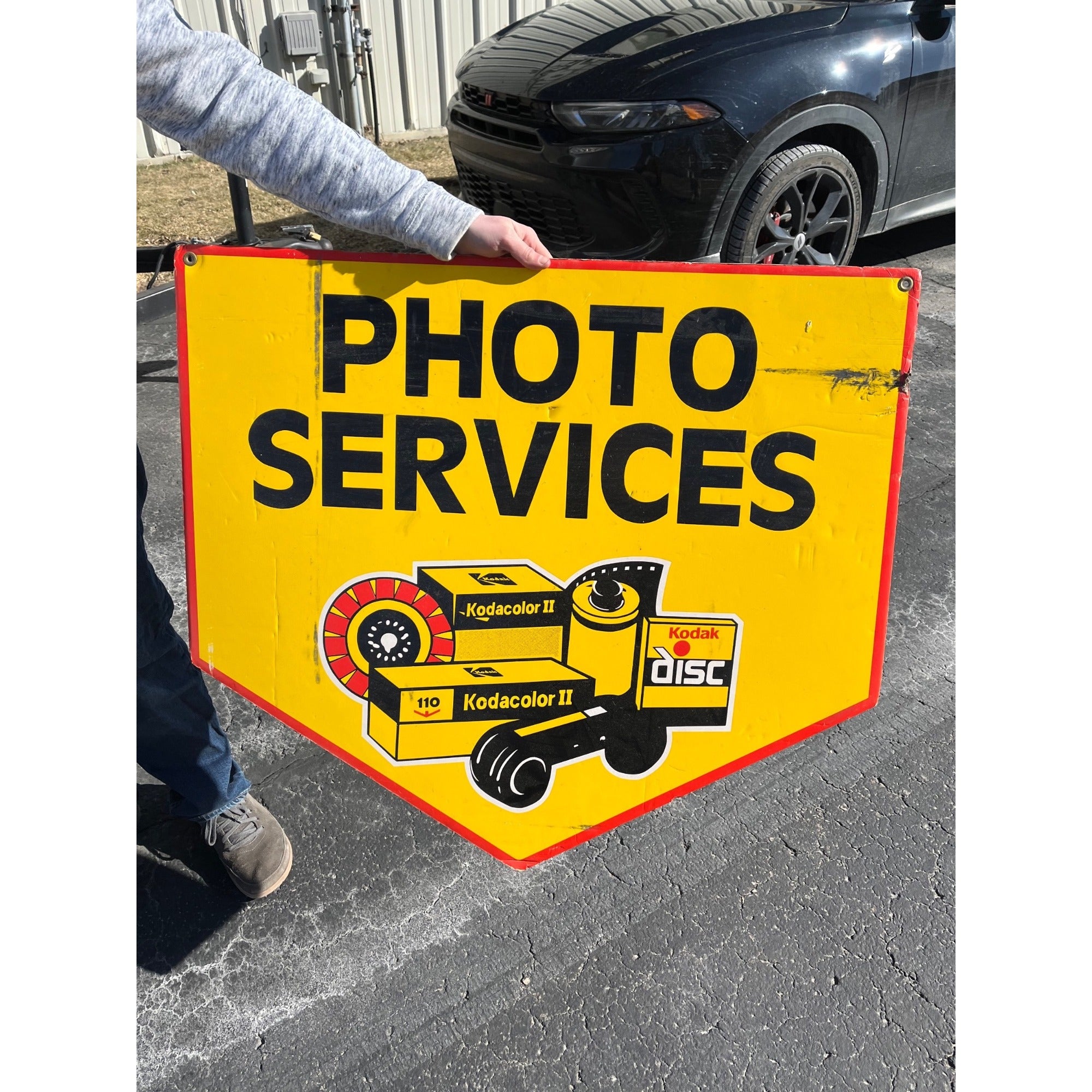 Vintage Kodak Camera Film Photo Services Advertising FOAM Sign Store Display