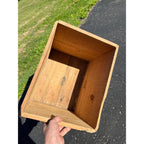 Vintage Black & White Blended Scotch Whisky Wooden Advertising Crate Wood