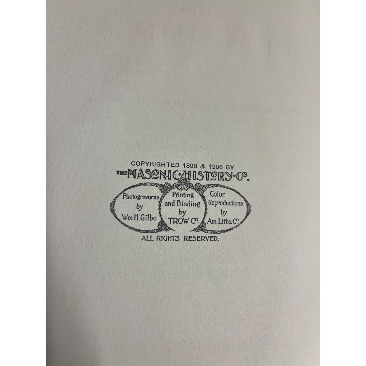 The History of Freemasonry (Singleton) Volumes II and VII Hardcover