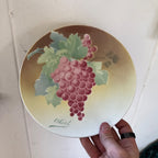 Antique K&G Luneville France Hand Painted (5) Plates Obert Signed Porcelain