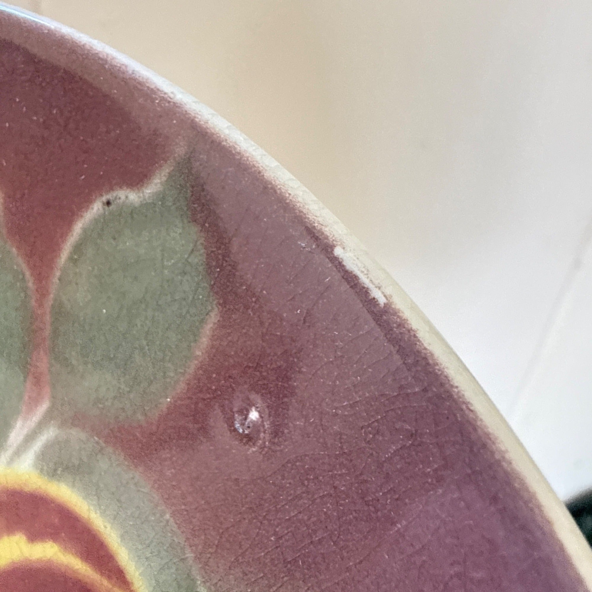Antique K&G Luneville France Hand Painted (5) Plates Obert Signed Porcelain