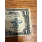1923 $1 One Dollar Silver Certificate Horse Blanket Note Large