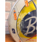 Vintage Bireley's Soda Pop Advertising Lighted Clock Double Bubble Sign -- As-Is