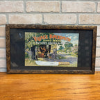 Vintage Village Blacksmith Butcher Knives & Tools Paper Sign Watertown Wisconsin