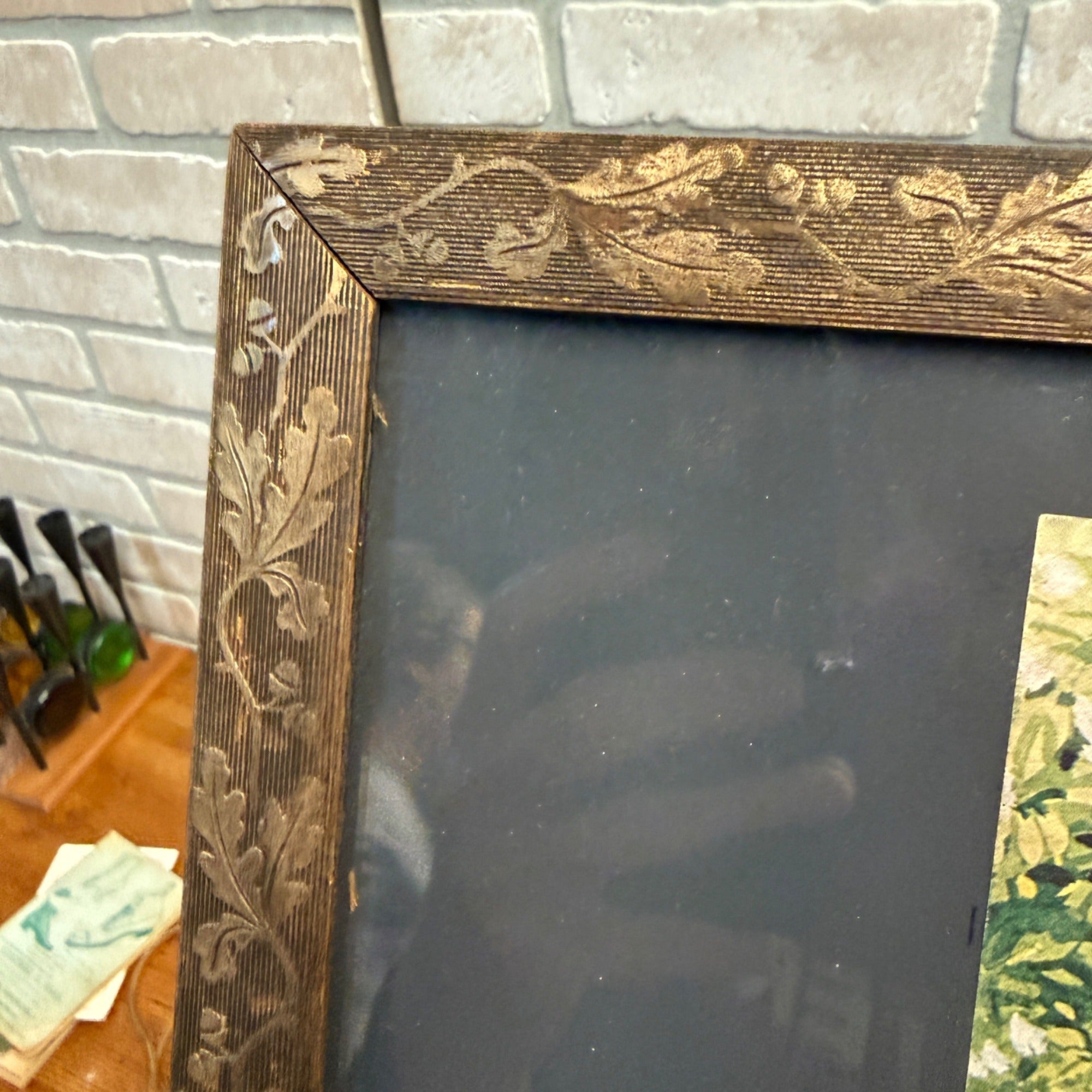 Vintage Village Blacksmith Butcher Knives & Tools Paper Sign Watertown Wisconsin