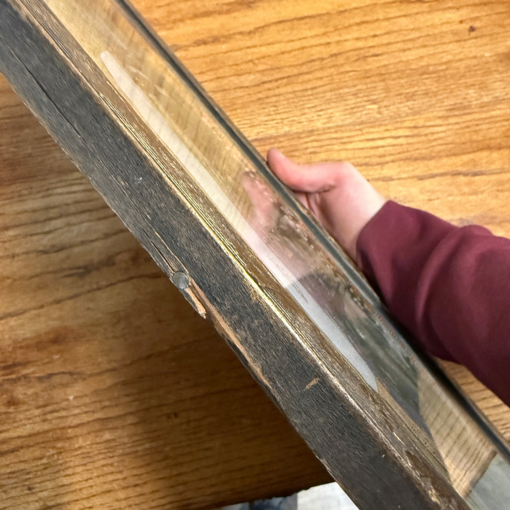 Vintage Village Blacksmith Butcher Knives & Tools Paper Sign Watertown Wisconsin