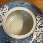 Vintage Currier and Ives by Royal China Lidded Tea Pot Sailboat Nautical