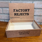 Vintage Factory Rejects Cardboard Cigar Box Park Avenue Quincy, Florida