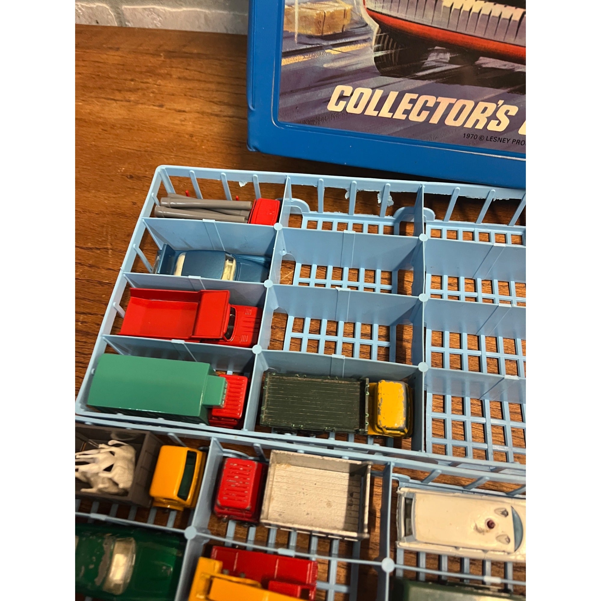 Vintage 1970 Matchbox Lesney Superfast 48-Car Carrying Case w/ Cars