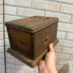 Vintage Andrae Milwaukee Wisconsin Ringer Box Telephone 1910s Oak Box